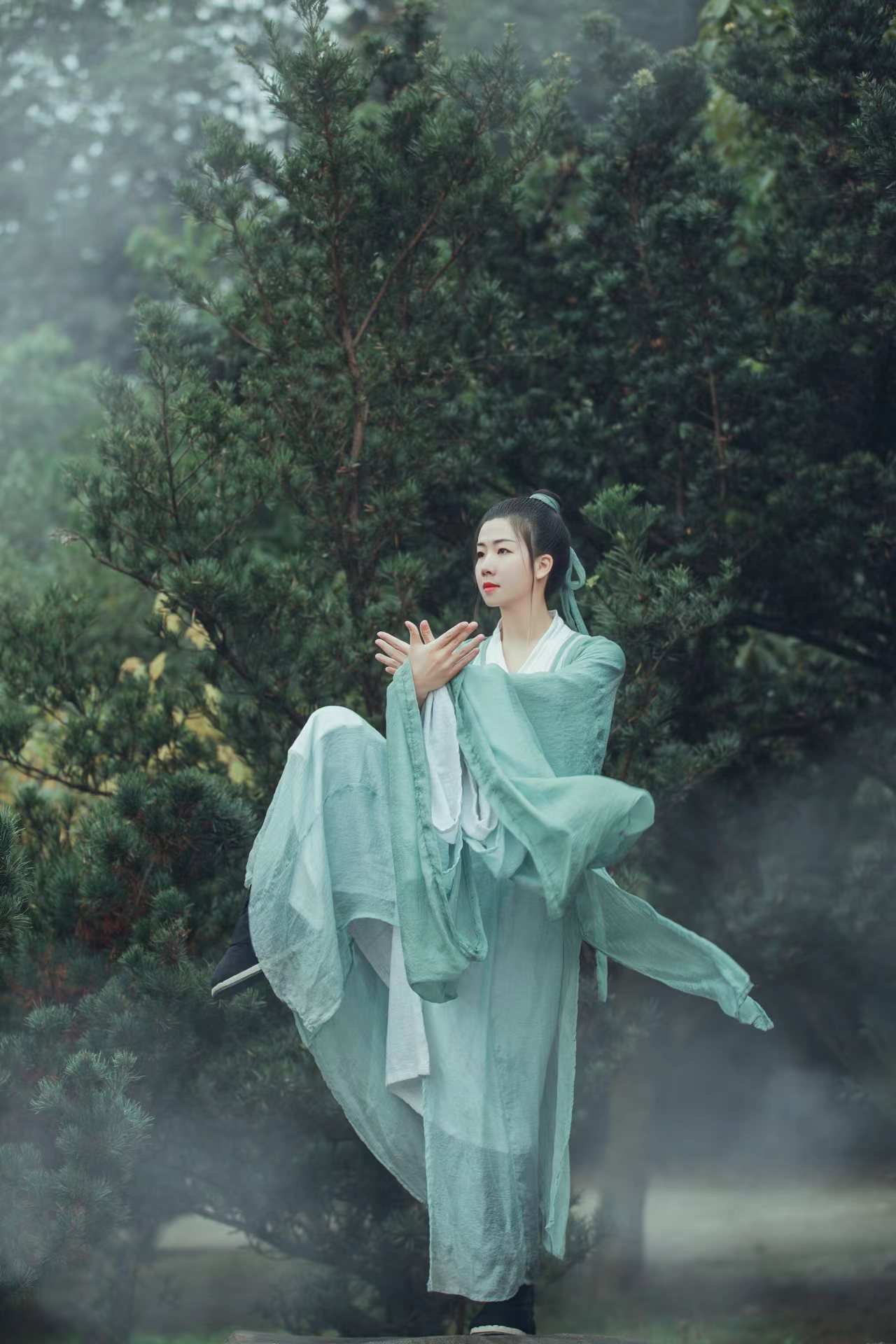杨凤英老师习练照